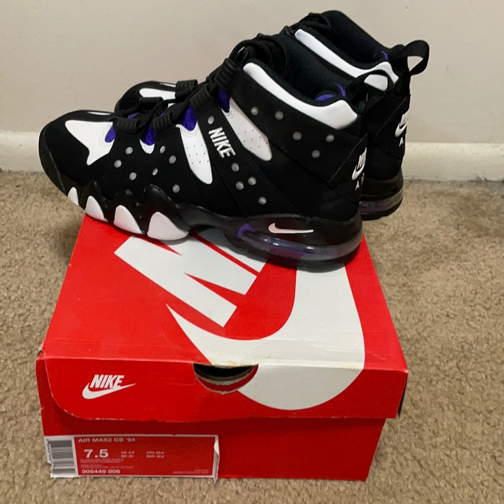 Men’s air max2 cb 94 black/white-pure purple